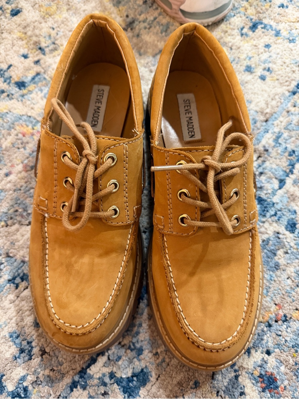 Steve Madden Chestnut Boat Shoes